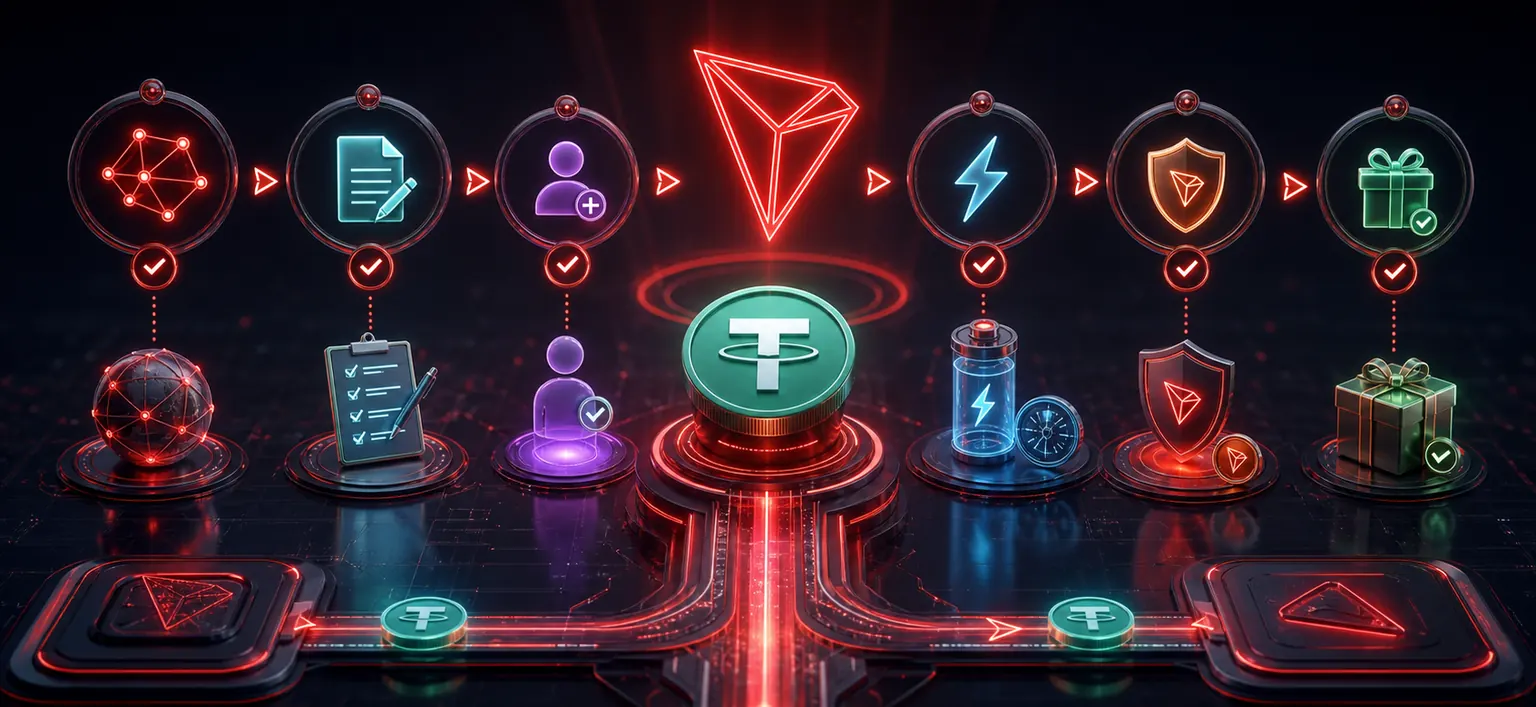Liste de contrôle: USDT TRC-20 — WikiTron