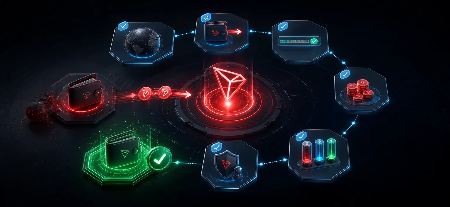 Checklist: TRON account activation — WikiTron
